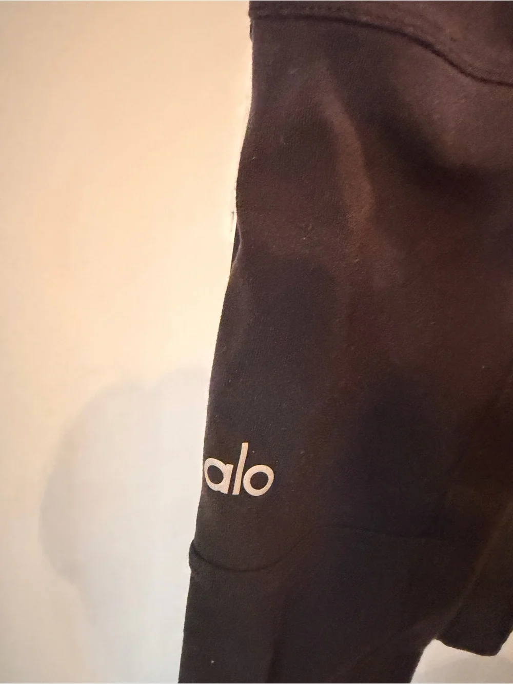 All High-Waist Black Cargo Leggings